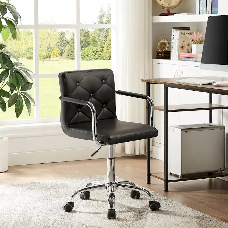 Home Office Desk Chairs 360 Swivel Height-Adjustable Accent Chair
