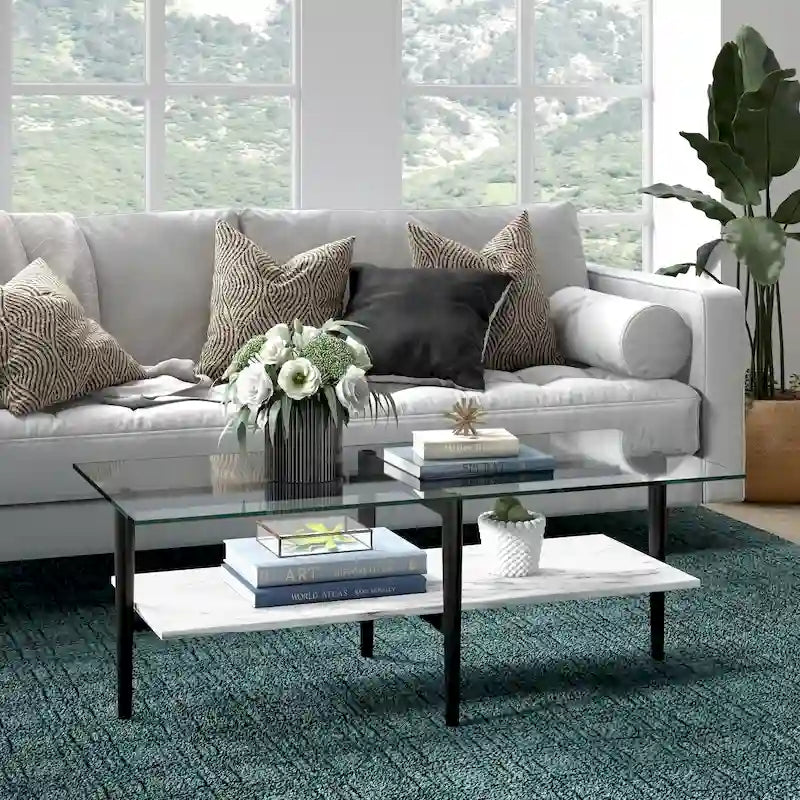 Table basse glamour du milieu du siècle