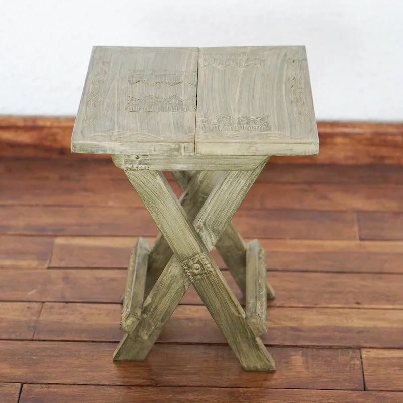 Table pliante en bois faite à la main, Picnic Time
