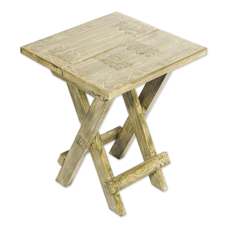 Table pliante en bois faite à la main, Picnic Time